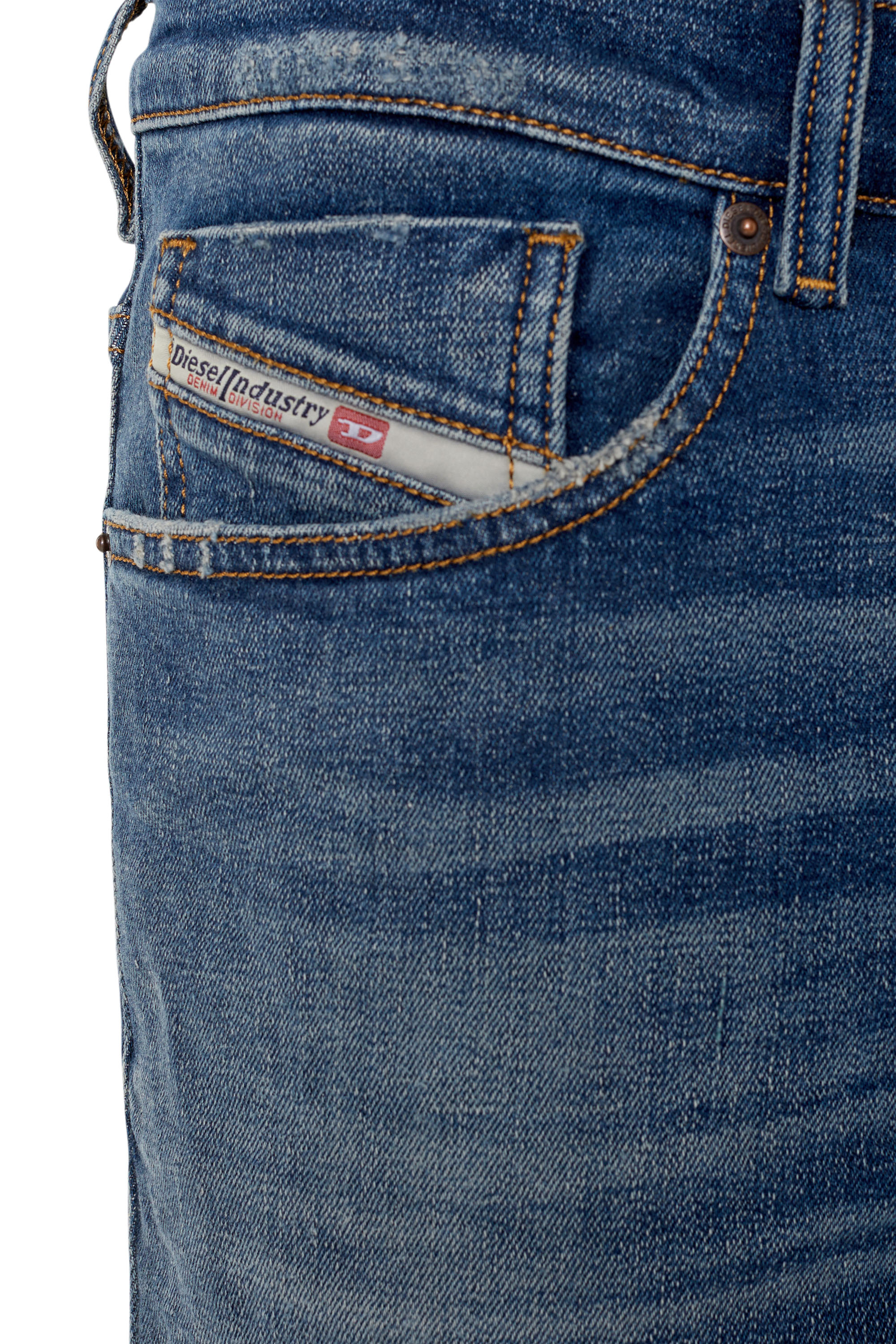 Diesel - Tapered Jeans 2005 D-Fining 09E66, Dark Blue - Image 4