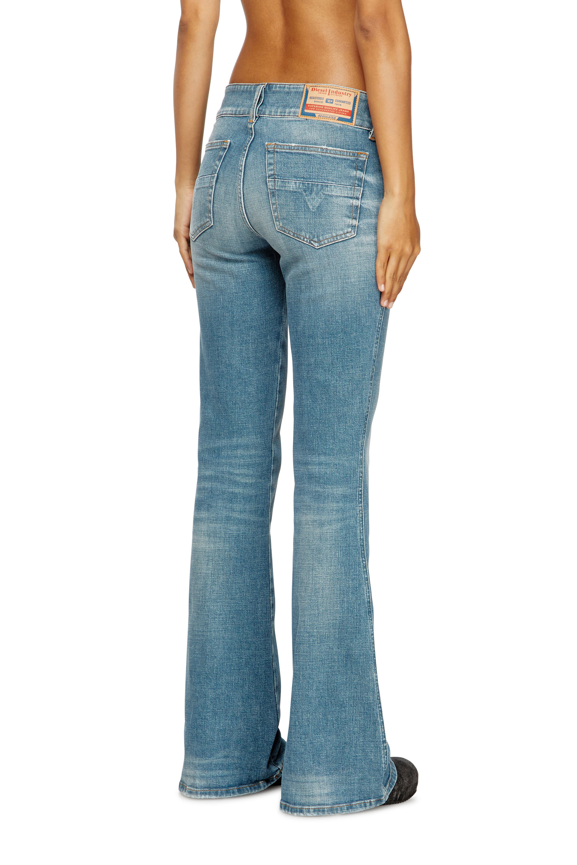 Bootcut Jeans D-Hush 09M58, Medium blue Diesel - Woman's Bootcut Jeans D-Hush 09M58, Medium blue - 4