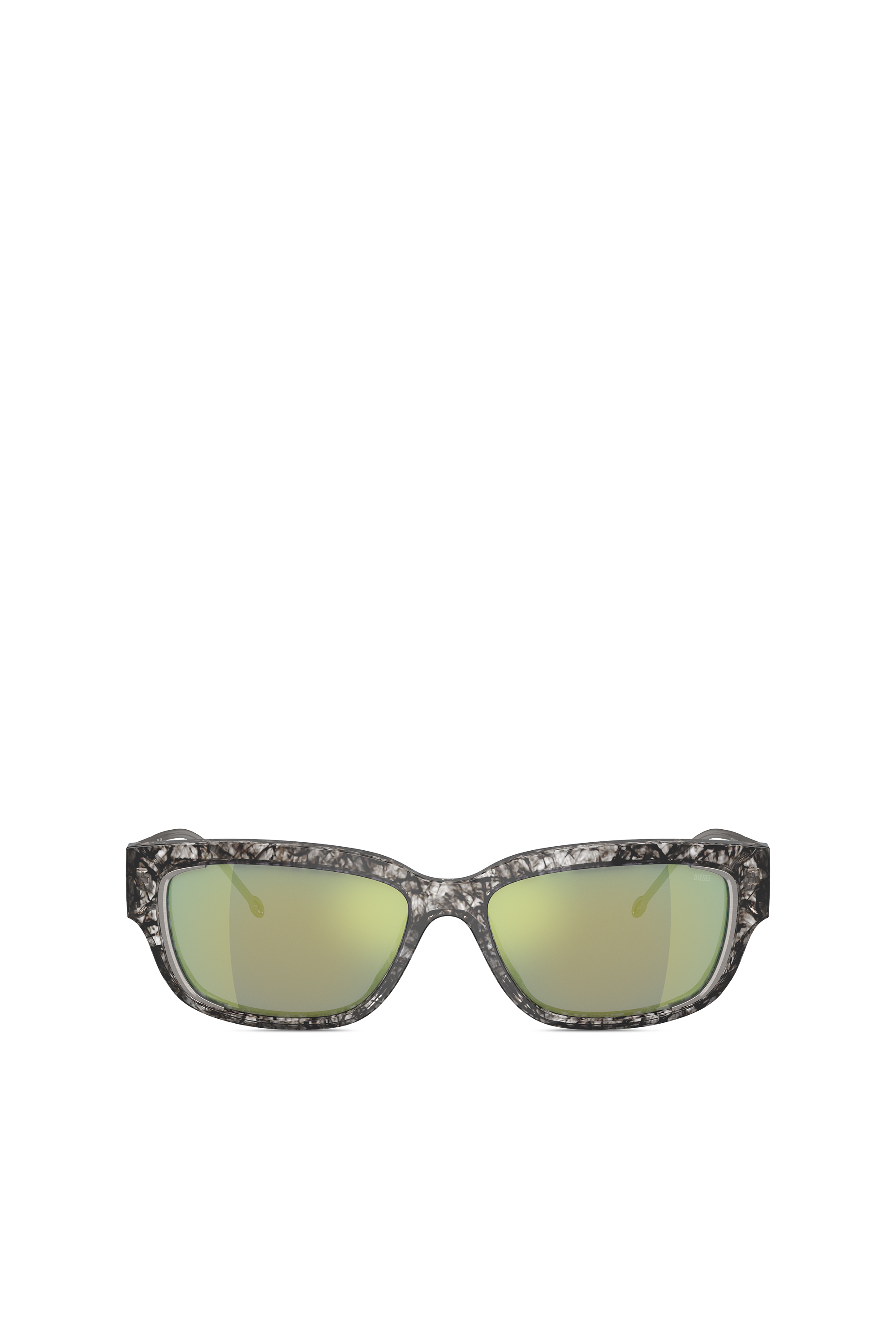 Diesel - 0DL2002 SIZE 56, Unisex's Rectangle sunglasses in Smoke Havana/Peacock - 1