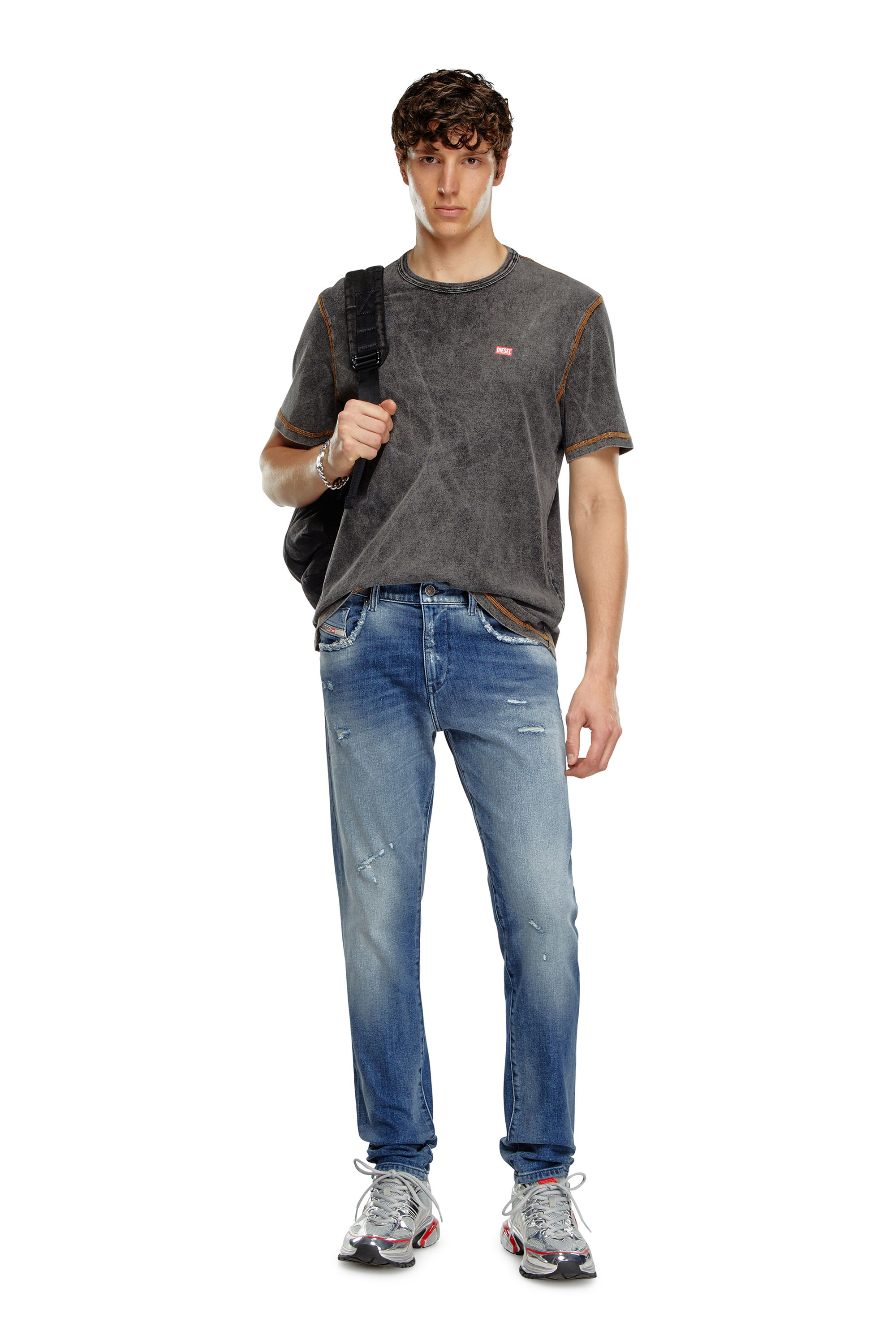 Diesel - Man Slim Jeans 2019 D-Strukt 09J61, Medium blue - Image 1