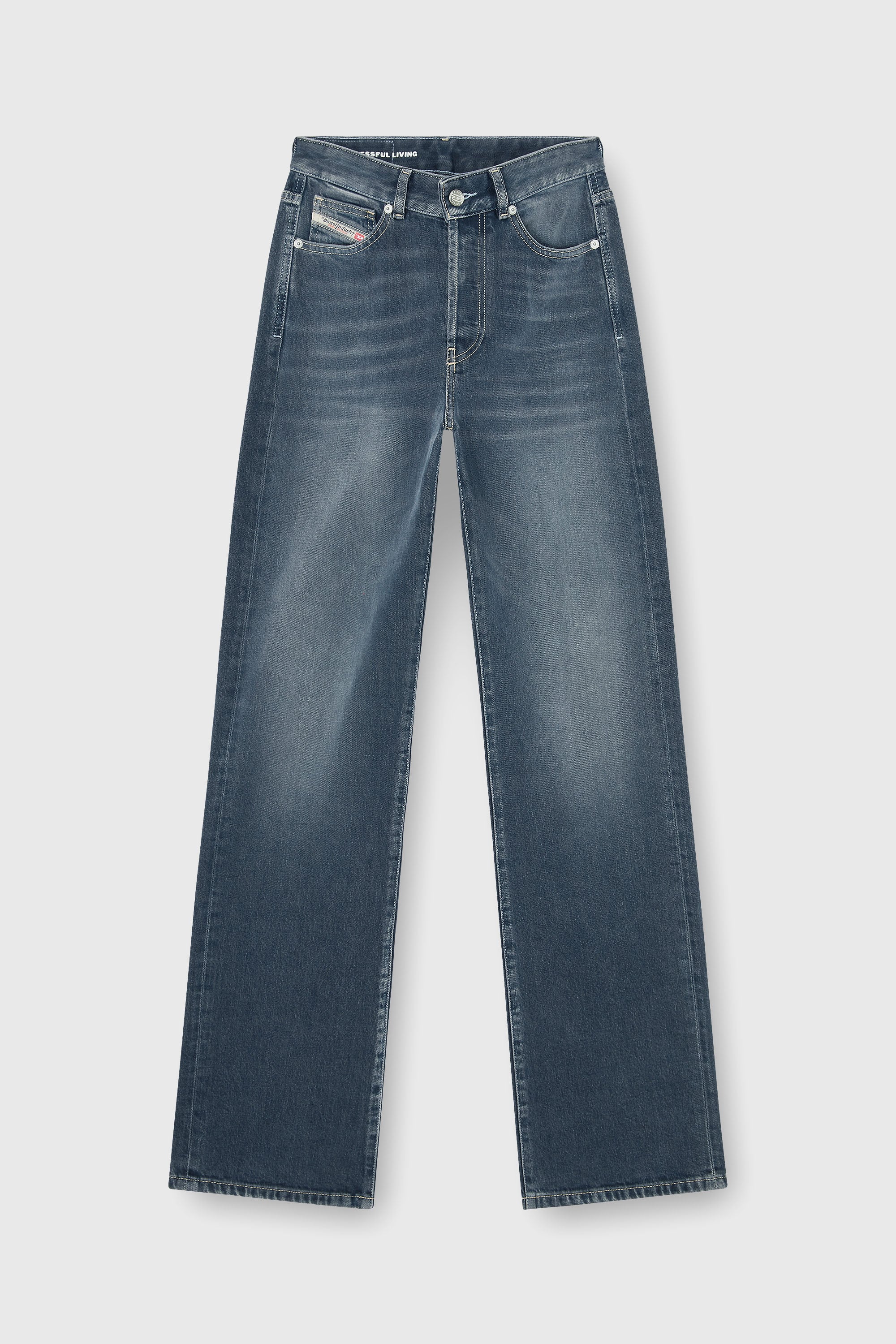 Diesel - Woman's Regular Jeans 1971 D-Sent 007EI, Dark Blue - 3