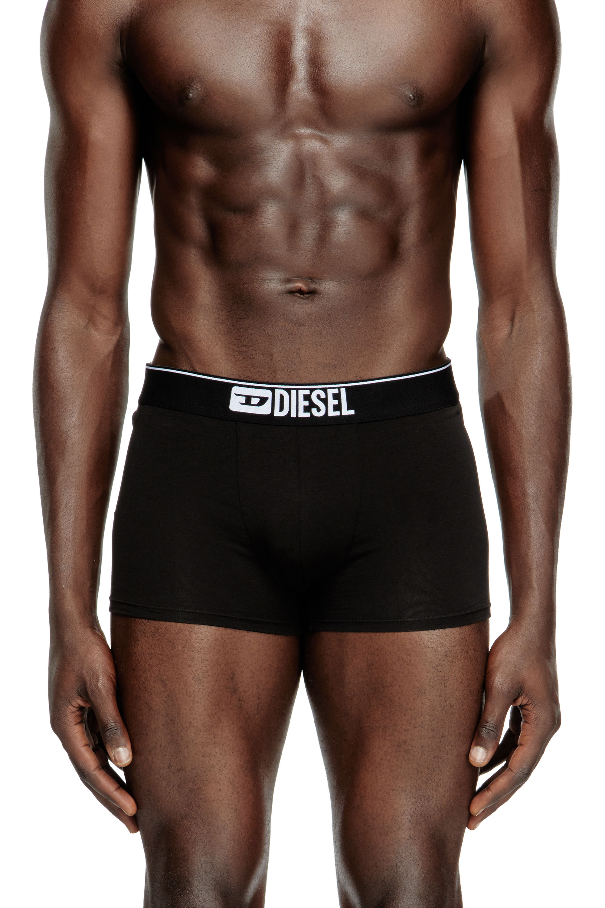 Diesel - UMBX-DAMIENFIVEPACK, Man's Five-pack of plain boxer briefs in Black - 3