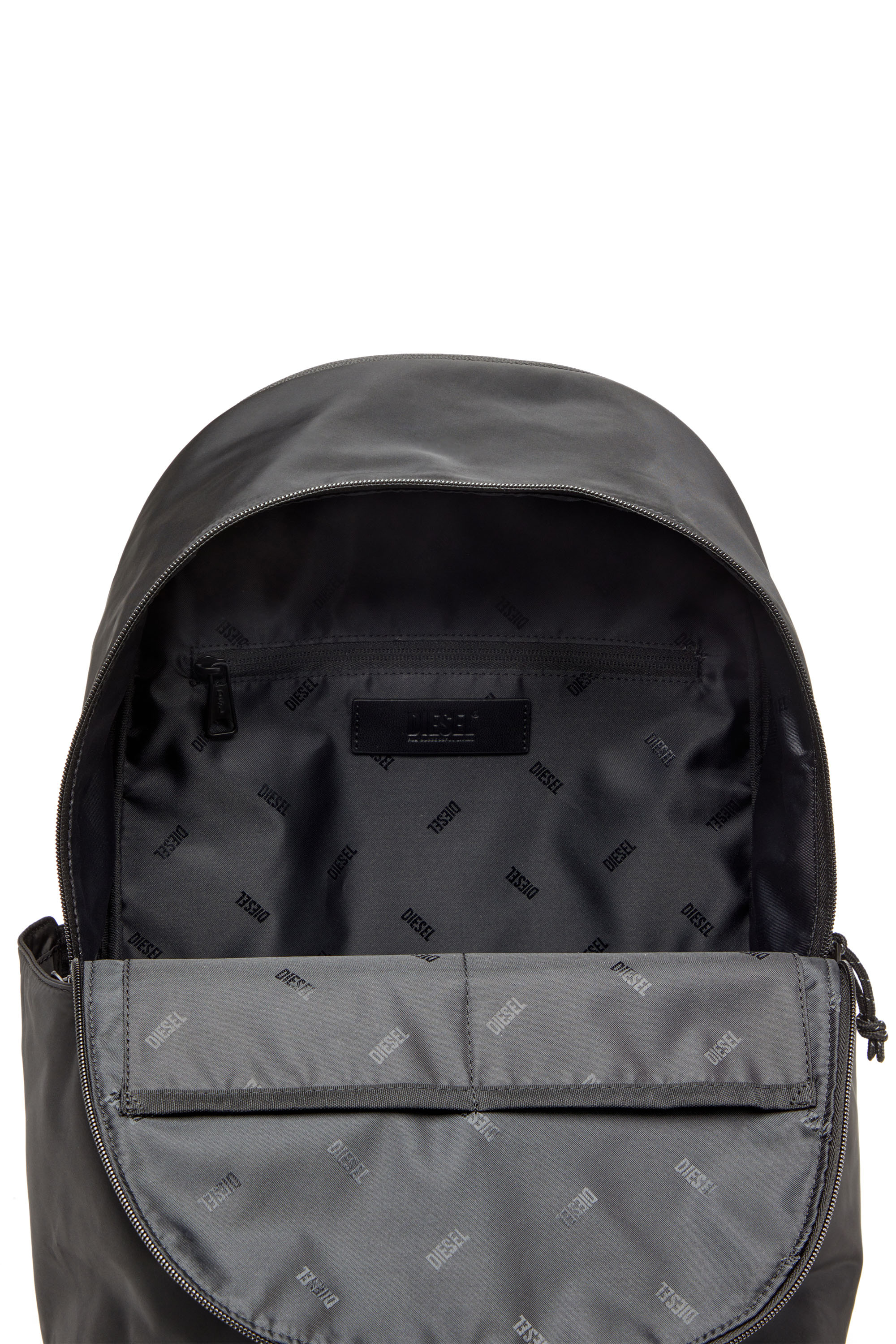 Diesel - D-PACK BACKPACK X, Man's D-Pack-Backpack in satin-touch fabric in Black - 3