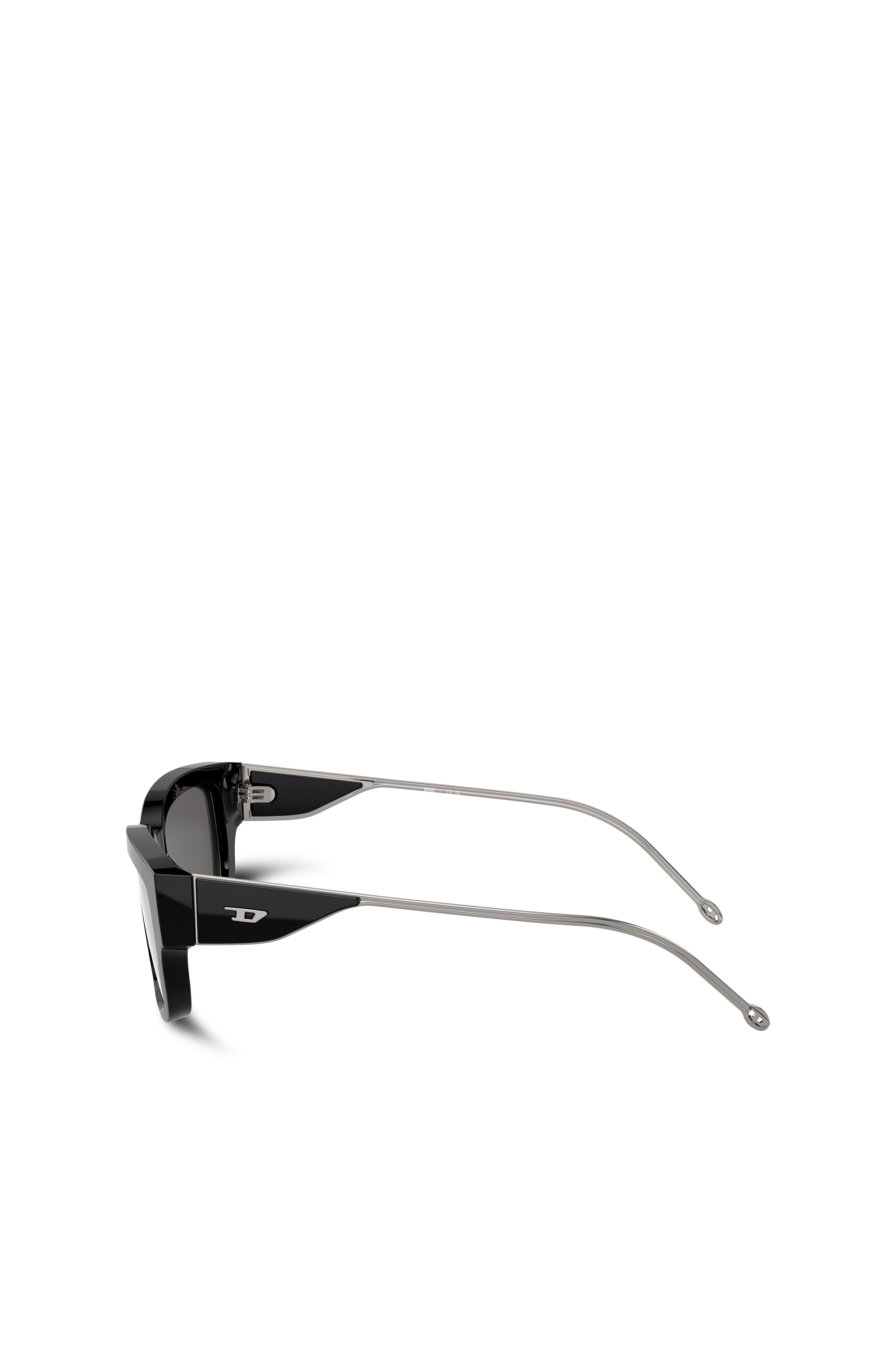 Diesel - 0DL2002 SIZE 56, Unisex's Rectangle sunglasses in Black/Flash mirror - 2