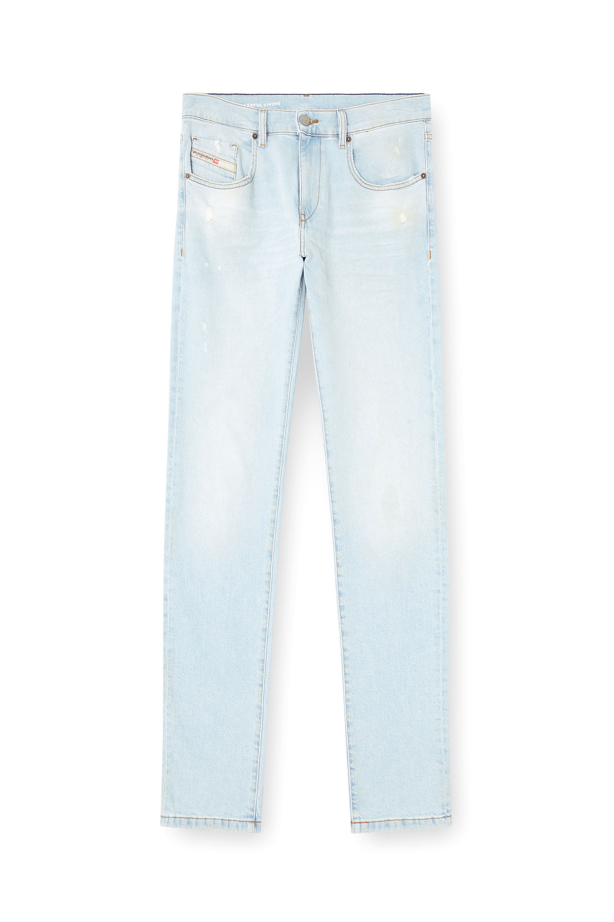 Diesel - Man's Slim Jeans 2019 D-Strukt 0CLBF, Light Blue - 3