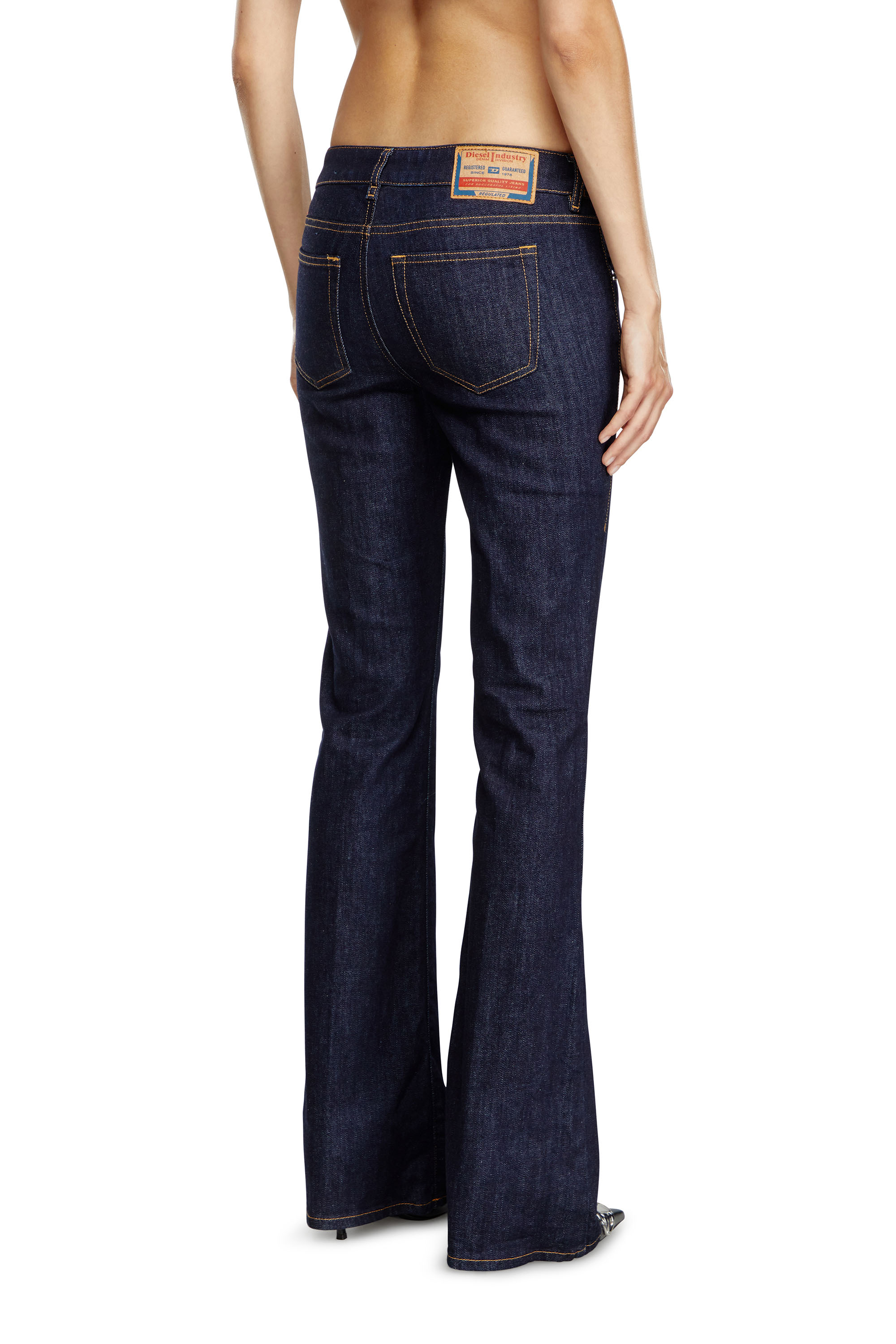 Bootcut Jeans 1969 D-Ebbey Z9B89, Dark Blue Diesel - Woman's Bootcut Jeans 1969 D-Ebbey Z9B89, Dark Blue - 4