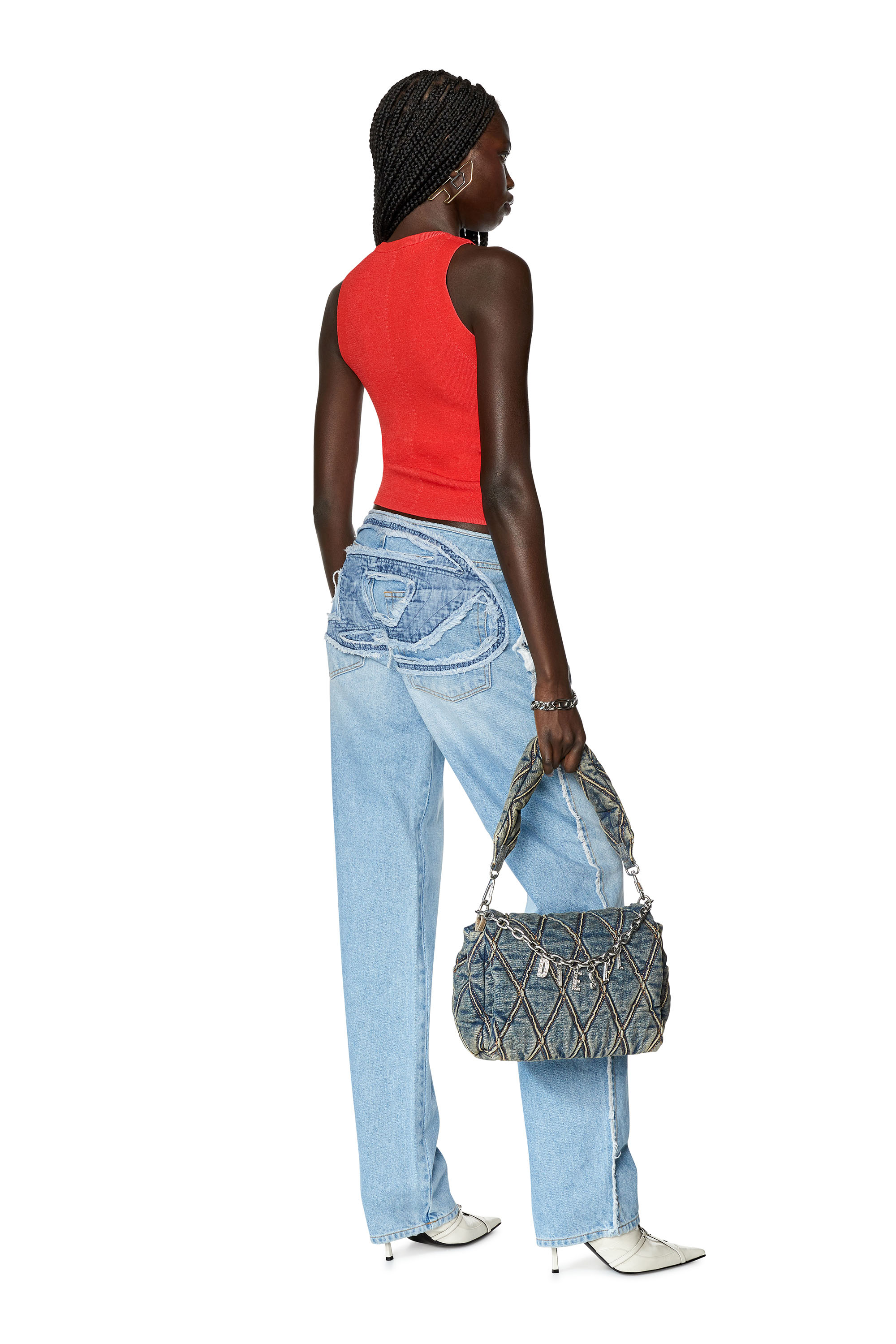 Diesel - Straight Jeans D-Ark 0HLAC, Light Blue - Image 5