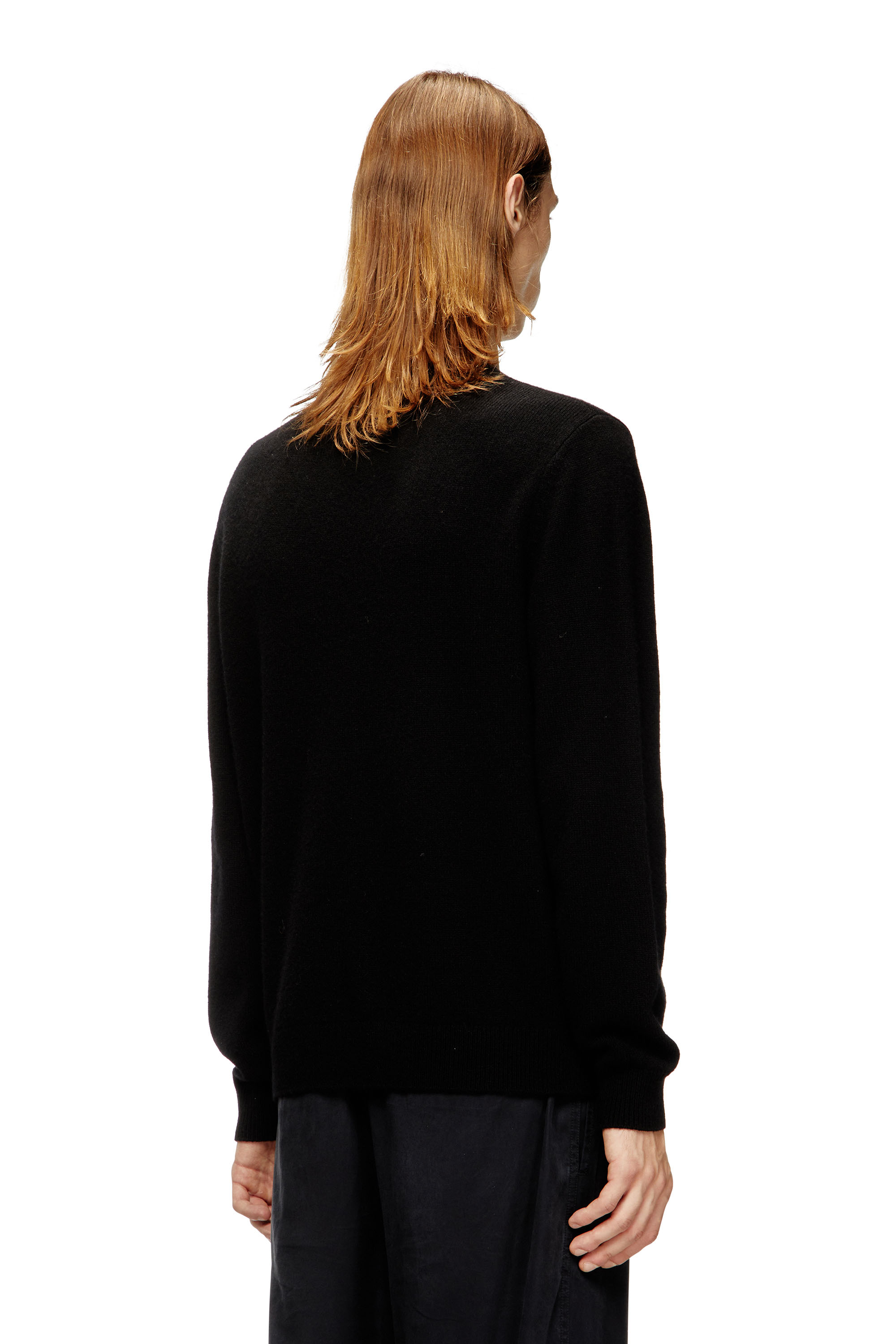 Diesel - K-ARGOL, Man's Wool-cashmere jumper in null - 4