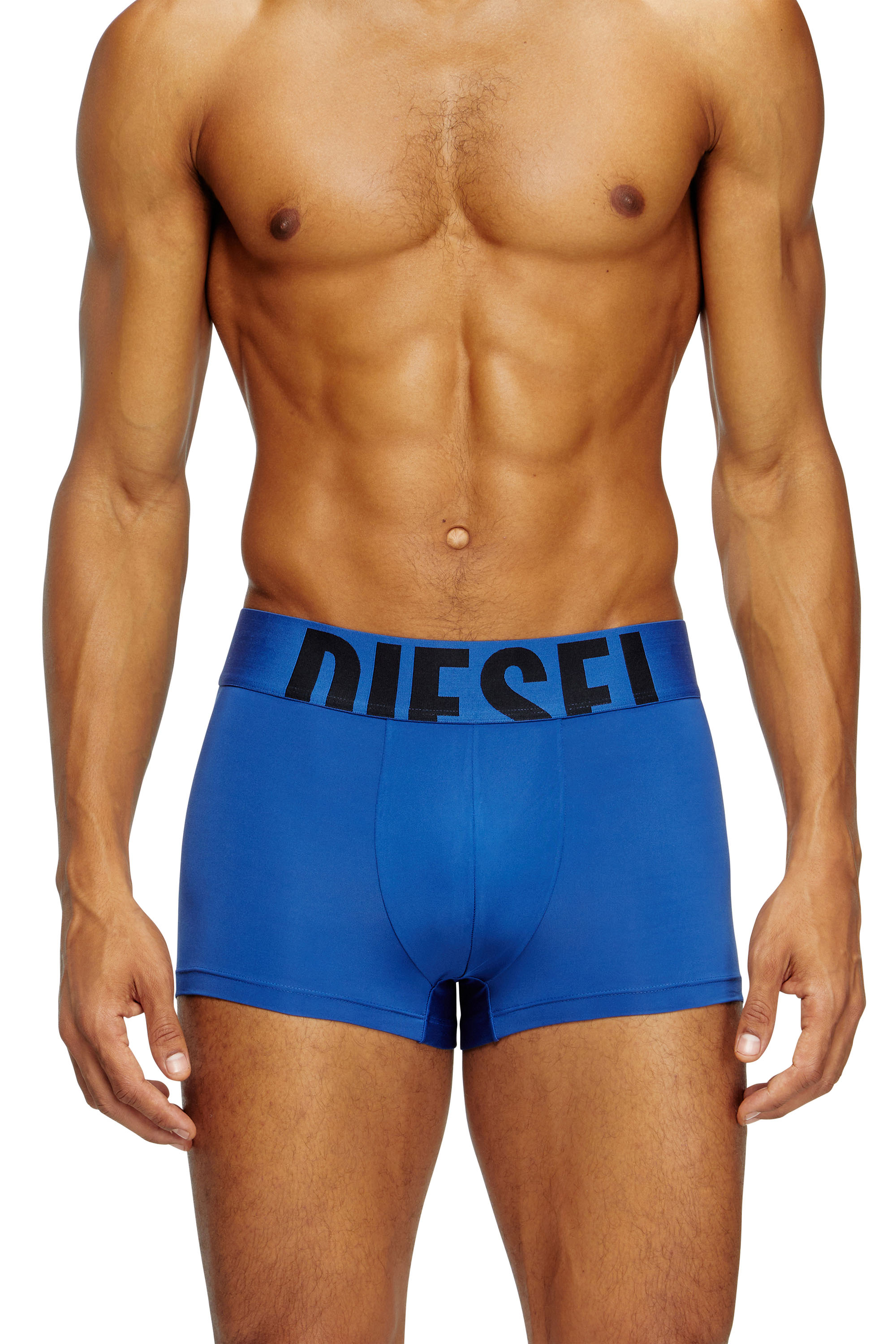 Diesel - DAMIEN-D-POP-55, Man's Boxer briefs with cut-off logo in Blue - 2